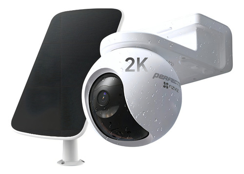 Câmera Wifi Ezviz Cs-cb8/sp 2k + Painel Solar Ezviz