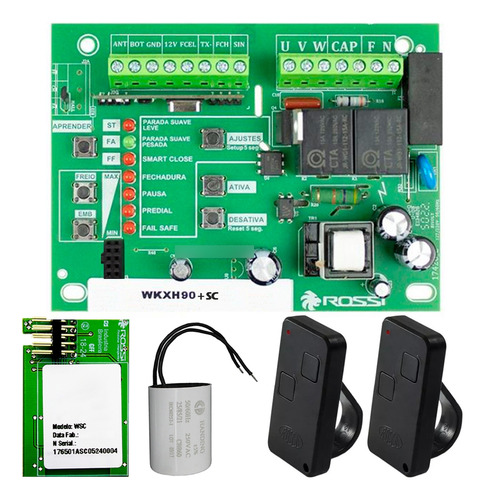 Central Placa Sensor Hall Wkxh90 Wifi App Capacitor Controle