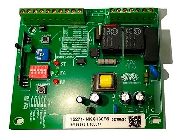 Kit Placa Central Nkxh30 433mhz V2 14582 + 2 Controles