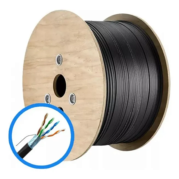 Cabo Rede Lan Cat6 4 Pares Landutti F-utp Cmx 250mhz 300mt