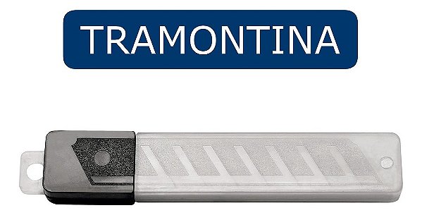 Kit Jogo Lâmina Para Estilete 18mm Com 10 Peças - Tramontina