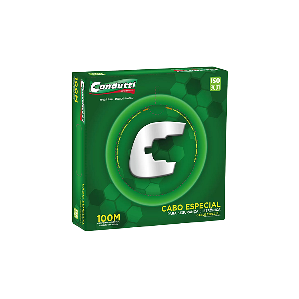 Cabo 3 Pares P/alarme 0,40mm 24awg 50cca Multicores Bc 100mt
