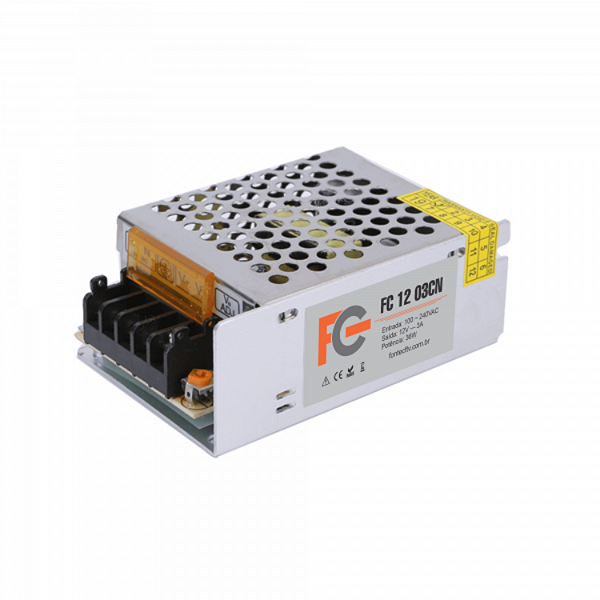 Fonte 03 Amperes Colmeia 12v Fc1203cn 110v/220v