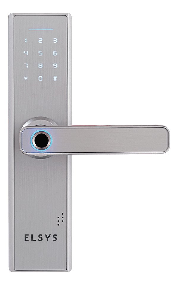 Fechadura Digital Embutir Esf-de4000b Prata Elsys