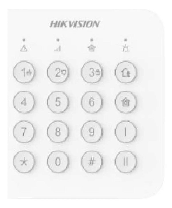 Teclado Para Alarme Sem Fio Ds-pk201b-we Ax Home