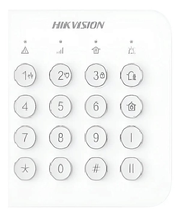 Teclado Para Alarme Sem Fio Ds-pk201b-we Ax Home