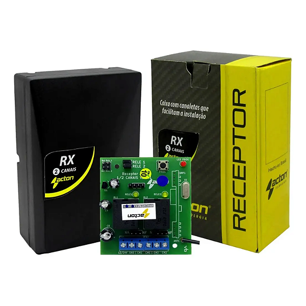 Receptor Controle Remoto 02 Canais 12/18vac