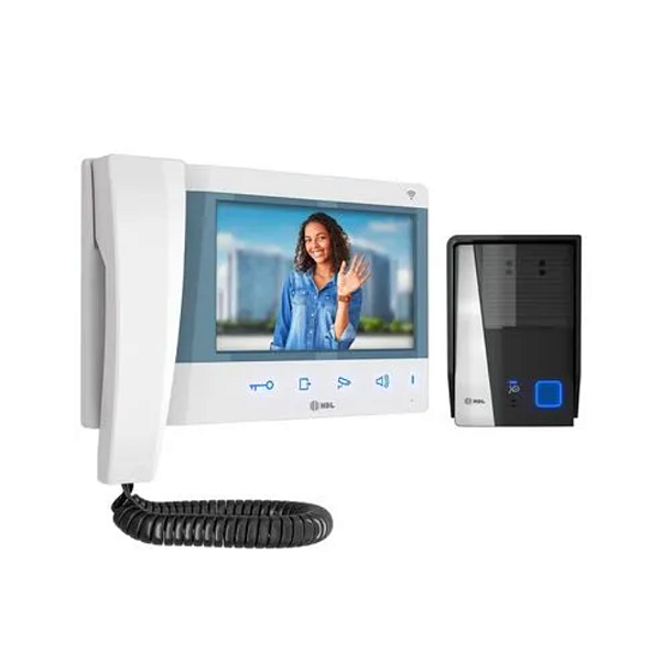 Kit Vídeo Porteiro Série Class Branco Tela 4,3 Hdl Branco