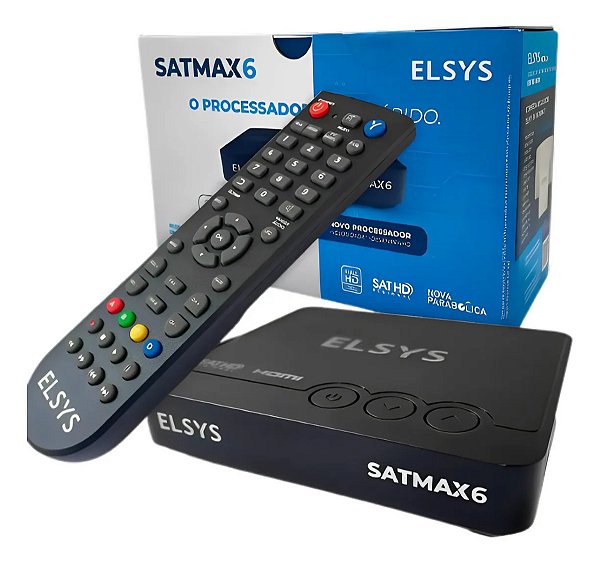 Receptor Digital Banda Ku Full Hd Satmax 6 Etrs72 Elsys