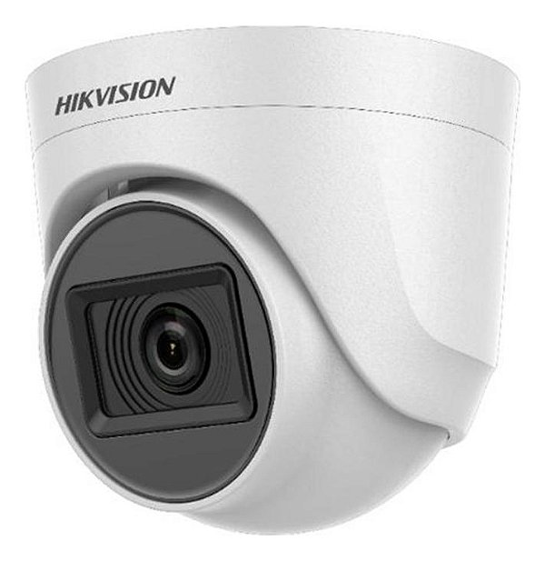 Camera Dome 20mt 2mp 2,8mm Microfone Flex Ds-2ce76d0t-itpfs