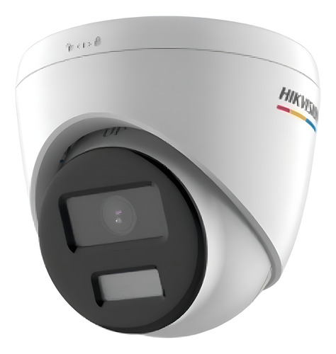 Câmera Dome De Áudio Externa Hikvision Colorvu 2mp 1080p