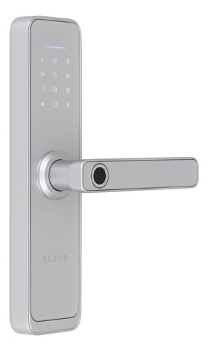 Fechadura Digital 4000b Elsys Prata Wi-fi - Senha Biometria