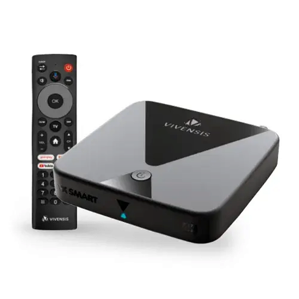 Receptor Digital Ku Smart 4k Vx Smart Vivensis Preto