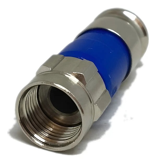Conector Bnc Compressão Rg59 Hunion 25 Unidades Segurança