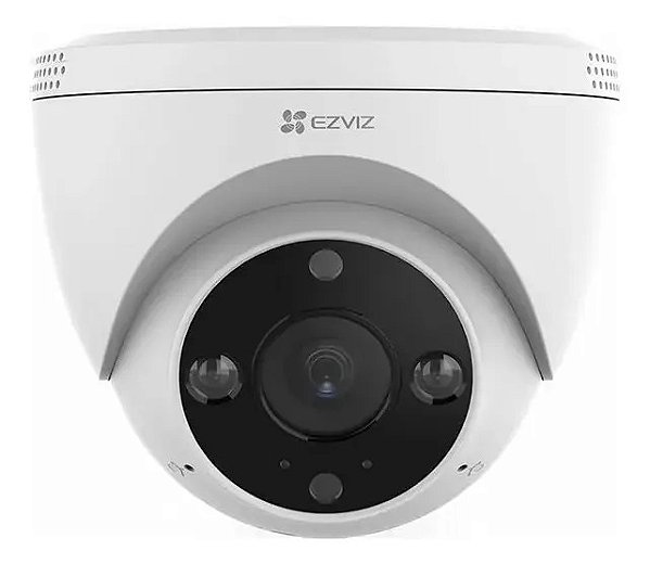 Câmera De Segurança Ezviz Outdoor Dome De 3mp, Sirene