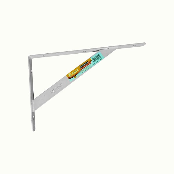SUPORTE PRATELEIRA BRANCO AJAX - 20cm
