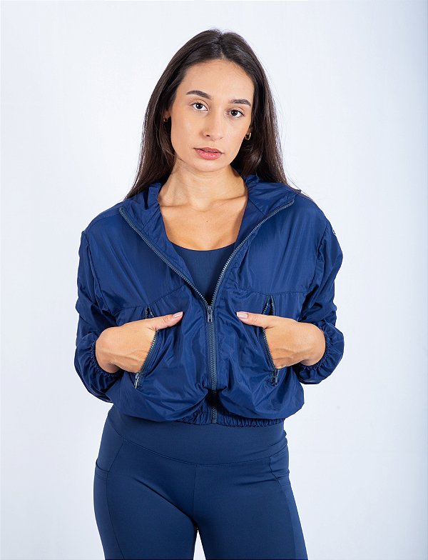 JAQUETA CORTA VENTO NAVY