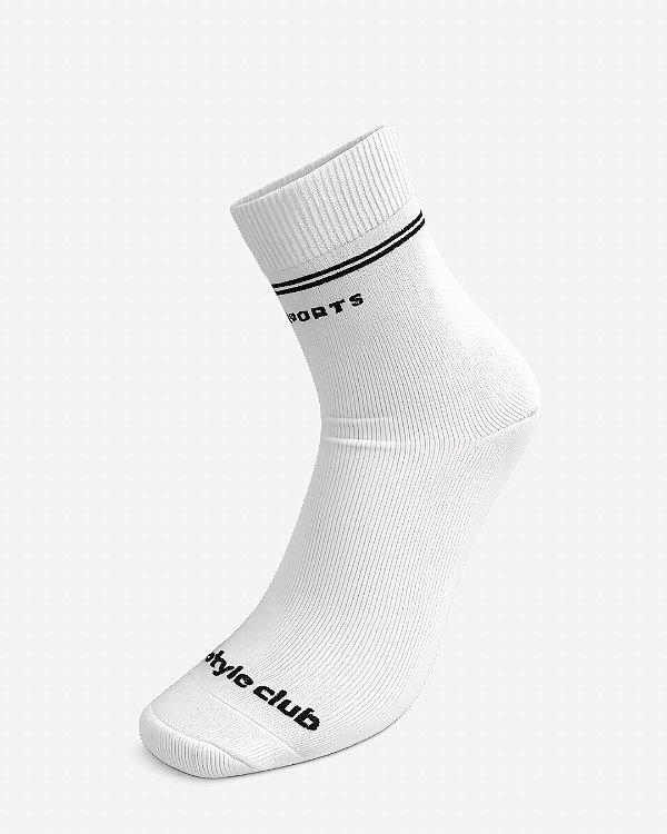MEIA BASIC BRANCA