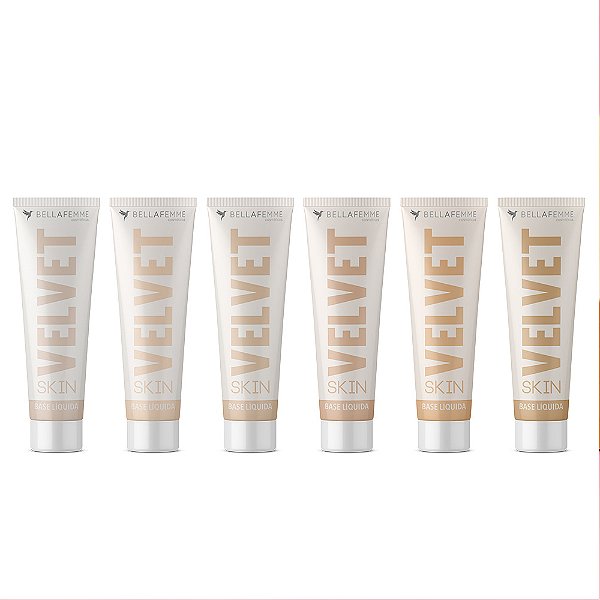 Base Líquida Velvet Skin Cores Claras