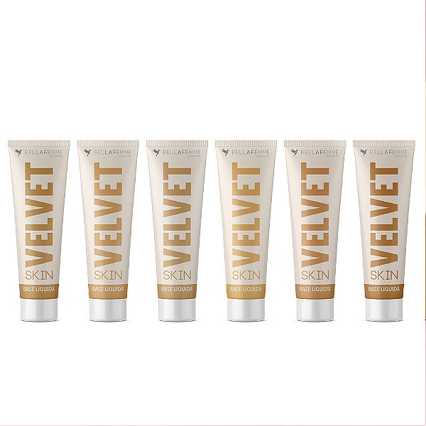 Base Líquida Velvet Skin Cores Médias