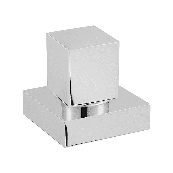 Acabamento Quadrado Cromado 100% Metal Para Registro - acabcromadoquadrado