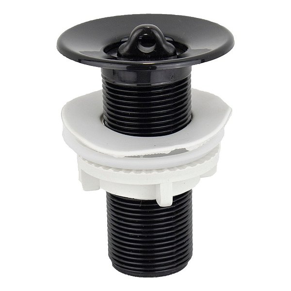 Válvula De Pia Lavatório All black Escoamento 1/2  Preta - ValvulaLavatorio-ABS/PRETA