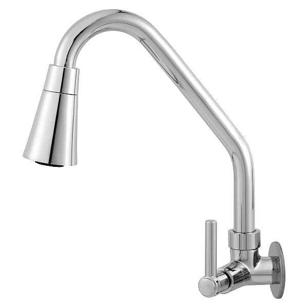 Torneira Bica Movel Dois Jatos Exclusivo Atual Metais Luxo - 1167canoaltoconecromadoc72