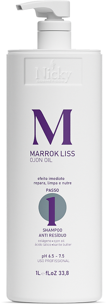 Shampoo | Marrok Liss 1L | Progressiva  | Linha Profissional