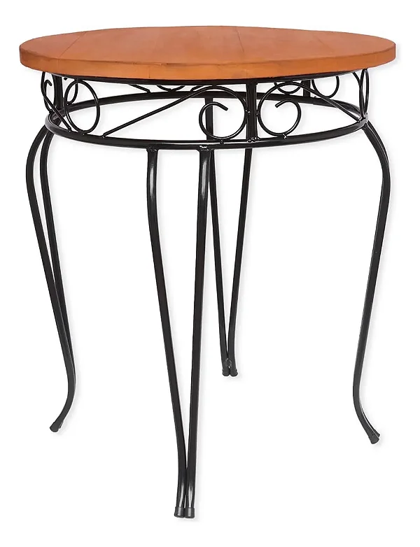 Mesa redonda 80 cm + 1 cadeira coração + frete incluso