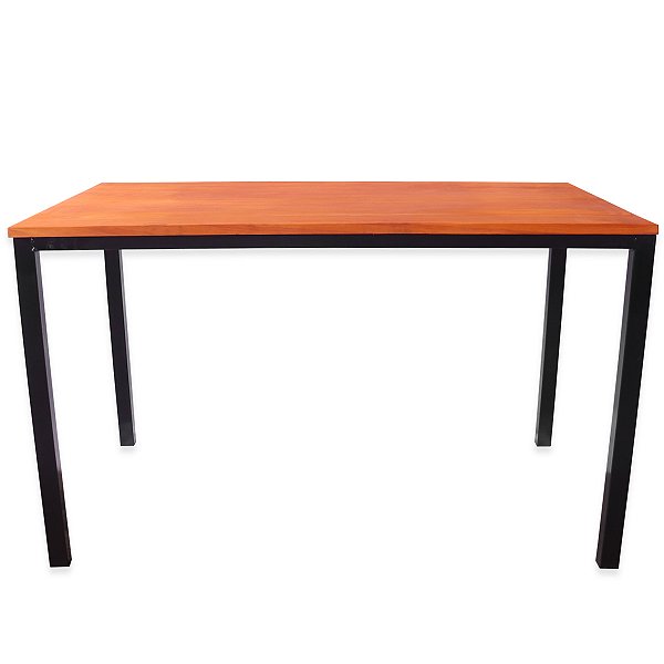 Mesa 120x80 Aço Madeira Para Comercios