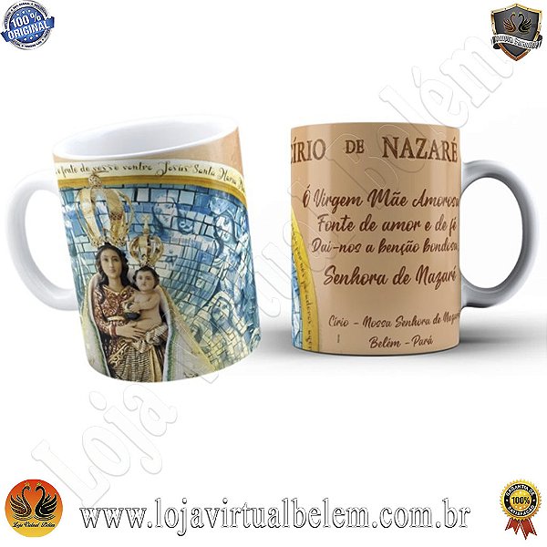 Caneca Personalizadas lembranças do Círio de Nazaré