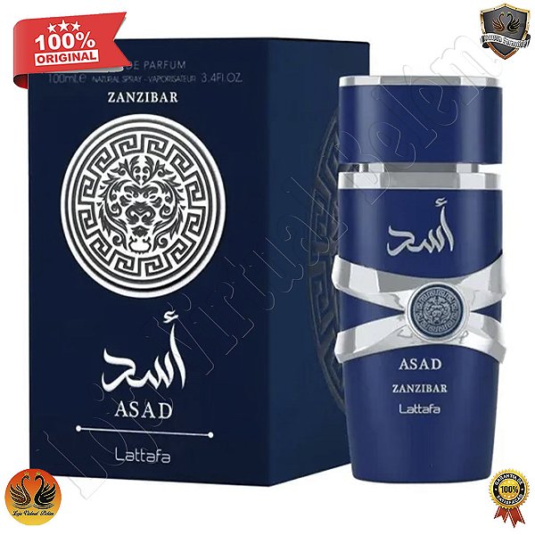 Perfume Árabe Lattafa Asad Zanzibar Eau de Parfum Masculino 100ml