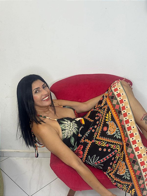 Vestido Tropical Frente Única