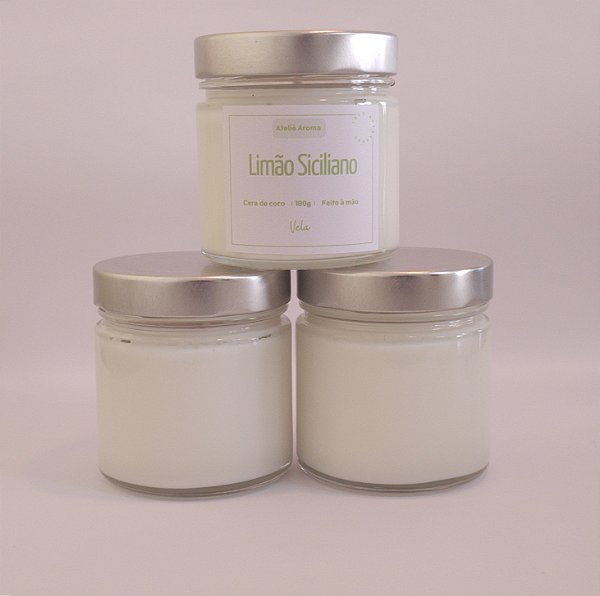 Vela Aromática Limão Siciliano 180gr