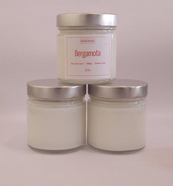 Vela Aromática Bergamota 180gr