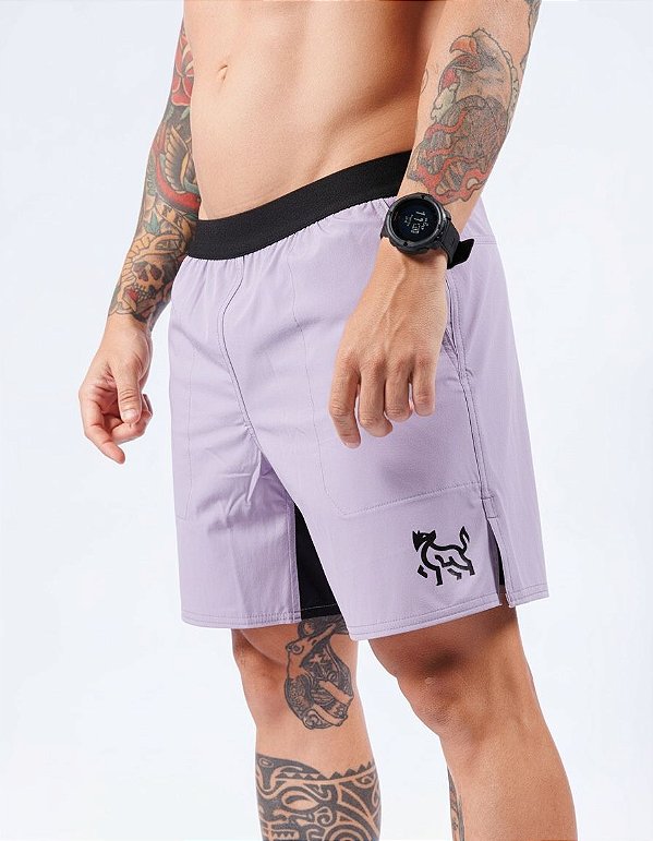 Bermuda minimalista | Lilás