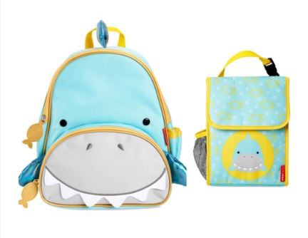 Mochila e Lancheira Skip Hop - Tubarão