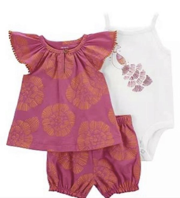 Conjunto Carter's - 3 peças