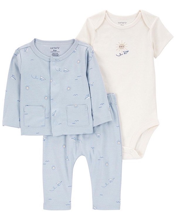 Conjunto Carter's - 3 peças