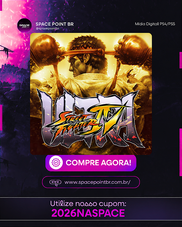 Street Fighter IV PS4/PS5 Mídia Digital
