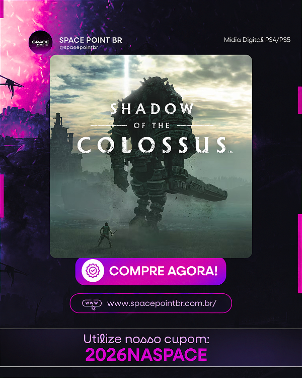 SHADOW OF THE COLOSSUS PS4/PS5 Mídia Digital