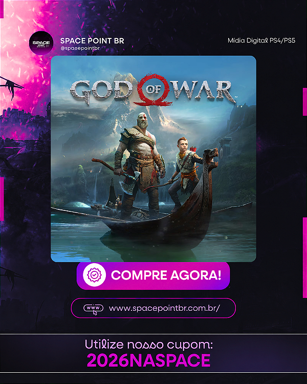 God of War 2018 PS4/PS5 Mídia Digital