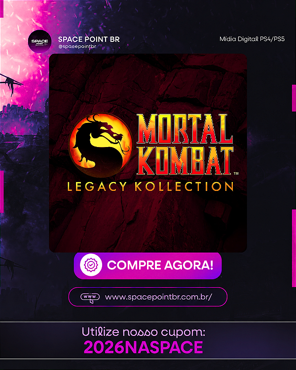 Mortal Kombat: Legacy Kollection PS4/PS5 Mídia Digital