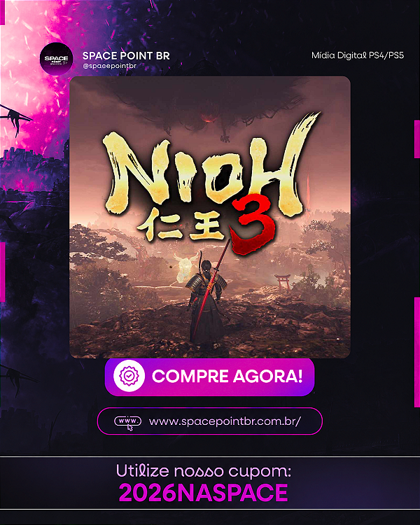 Nioh 3 PS5 Mídia Digital