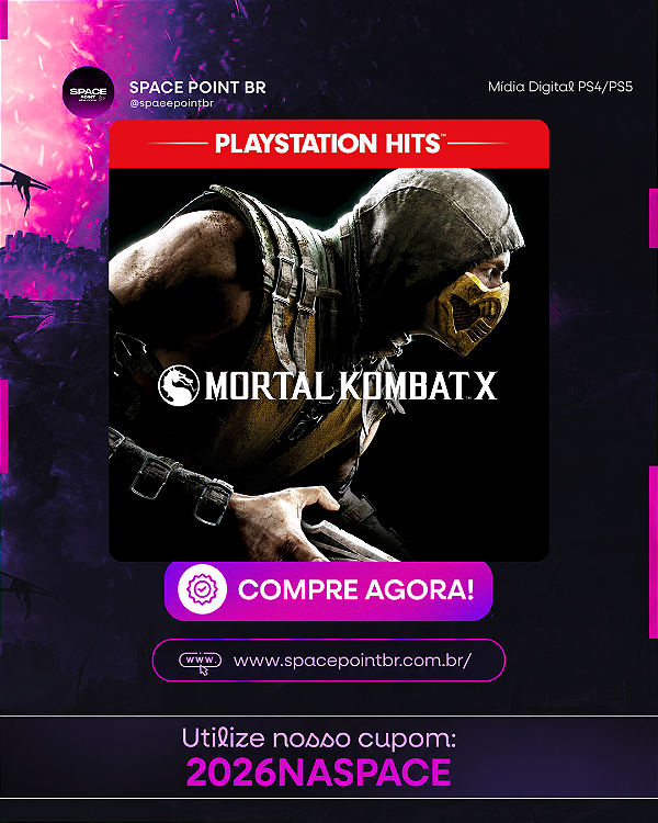 Mortal Kombat X PS4/PS5 Mídia Digital