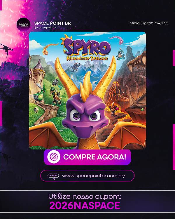 Spyro Reignited Trilogy PS4/PS5 Mídia Digital