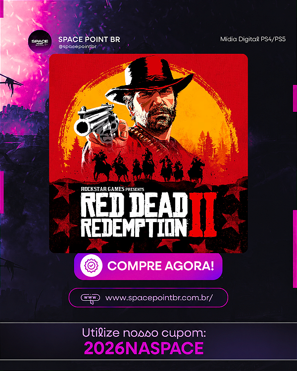 Red Dead Redemption 2 PS4/PS5 Mídia Digital