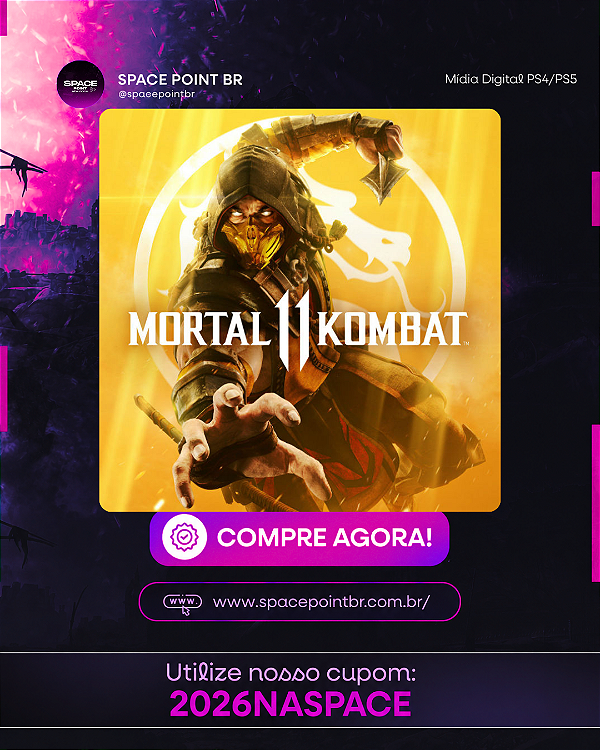 Mortal Kombat 11 PS4/PS5 Mídia Digital
