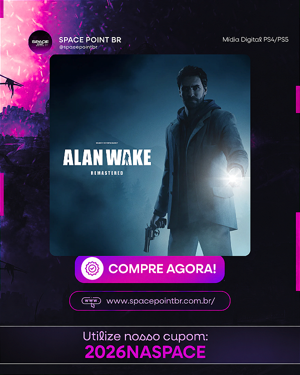 ALAN WAKE PS4/PS5 Mídia Digital