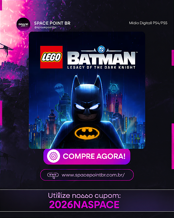 LEGO BATMAN LEGACY OF THE DARK NIGHT PS5 Mídia Digital